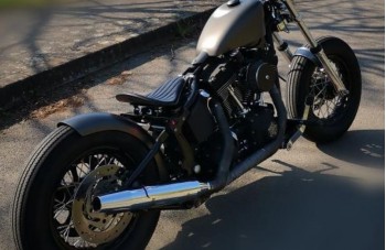 Harley Davidson Softail bobber sitz