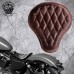 Solo Selle Harley Davidson Sportster 04-22 Buffalo Brown Motif de diamant