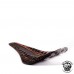 Bobber Seat "4Fourth" Long Alligator Saddle Tan metal