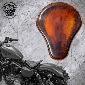 Selle + Montage Kit Harley Davidson Sportster 04-22 Crazy boom
