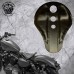 Sitz + Montage Kit Harley Davidson Sportster 04-20 "Trinity" Schwarz metall