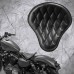 Selle + Montage Kit Harley Davidson Sportster 04-20 Noir Motif de diamant