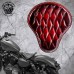 Selle + Montage Kit Harley Davidson Sportster 04-22 Rouge Motif de diamant