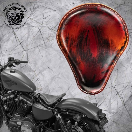 Sitz + Montage Kit Harley Davidson Sportster 04-20 Crazy Boom V3