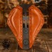 Solo Sitz + Montage Kit Harley Davidson Sportster 04-22 "4Fourth" Büffel Cognac metall