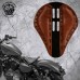 Solo Selle + Montage Kit Harley Davidson Sportster 04-22 "4Quatrième" Marron métal