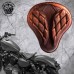 Solo Sitz + Montage Kit Harley Davidson Sportster 04-20 "Kurz" Vintage Braun V3