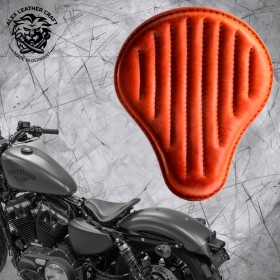 Solo Selle + Montage Kit Harley Davidson Sportster 04-22 Cognac V2