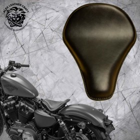 Solo Selle + Montage Kit Harley Davidson Sportster 04-22 "Long" Noir