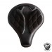 Solo Seat + Montage Kit Harley Davidson Sportster 04-22 "Long" LS Gloss and Velvet Black V3