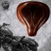 Solo Selle + Montage Kit Harley Davidson Sportster 04-22 "Araignée" Buffalo Marron