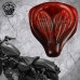 Solo Selle + Montage Kit Harley Davidson Sportster 04-20 "Araignée" rouge V2
