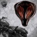 Solo Selle + Montage Kit Harley Davidson Sportster 04-20 "Araignée" Noir et marron V2