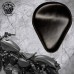 Solo Selle + Montage Kit Harley Davidson Sportster 04-22 "Drop" Noir