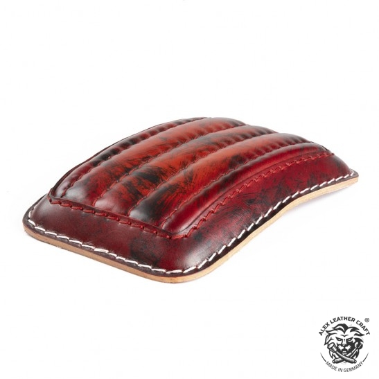 Pillion seat pad Luxury Red and Black V2