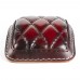 Pillion seat pad Luxury Red Diamond