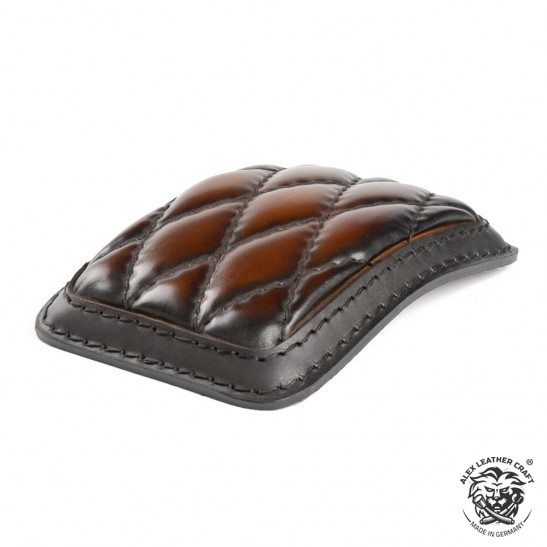Pillion seat pad Luxury Saddle Tan Diamond
