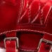 Selle et Sacoche pour Triumph Bonneville Bobber Rouge Motif de diamant