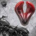 Solo Seat + Montage Kit Harley Davidson Sportster 04-20  "King Cobra" Red