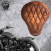 Bobber Solo Seat for Indian Scout since 2015 Vintage Brown Luxury Diamond