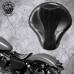 Solo Selle Harley Davidson Sportster 04-22 "El Toro" Gloss et Velours Noir