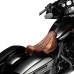 Selle Solo pour Harley Touring "Rider" Vintage Marron Motif de diamant