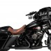 Selle Solo pour Harley Touring "Rider" Vintage Marron Motif de diamant