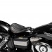 Solo Sitz für Harley Davidson Dyna Modelle 93-17 "El Toro" Vintage Schwarz