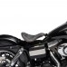 Solo Sitz für Harley Davidson Dyna Modelle 93-17 "Luxus" Vintage Schwarz Rautenmuster