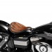 Solo Sitz für Harley Davidson Dyna Modelle 93-17 "Optimus" Kroko Vintage Braun