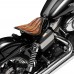 Selle solo pour Harley Davidson Dyna modèles 93-17 "Optimus" Alligator Vintage Marron