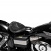 Selle solo pour Harley Davidson Dyna modèles 93-17 "Short" Velours Noir Motif de diamant