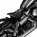 Selle solo pour Harley Davidson Dyna modèles 93-17 "Short" Velours Noir Motif de diamant