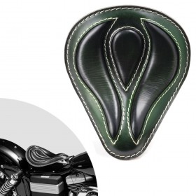 Selle solo pour Harley Davidson Dyna 93-17 "Viper" Emerald