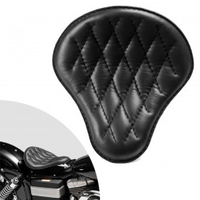 Solo Sitz für Harley Davidson Dyna 93-17 Schwarz Rautenmuster