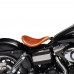 Solo Sitz für Harley Davidson Dyna Modelle 93-17 Büffel Cognac