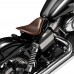 Solo Sitz für Harley Davidson Dyna Modelle 93-17 Büffel Dunkelbraun