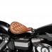 Solo Sitz für Harley Davidson Dyna Modelle 93-17 Vintage Braun Rautenmuster