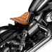 Selle solo pour Harley Davidson Dyna modèles 93-17 Vintage Marron Motif de diamant