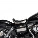 Solo Sitz für Harley Davidson Dyna Modelle 93-17 "4Fourth" Vintage Schwarz metall