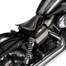 Solo Sitz für Harley Davidson Dyna Modelle 93-17 "4Fourth" Vintage Schwarz metall