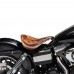 Selle solo pour Harley Davidson Dyna modèles 93-17 "Araignée" Vintage Marron Motif de diamant