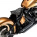 Bobber Solo Selle Harley Davidson Softail 2000-2017 avec kit de montage Vintage Noir Motif de diamant