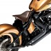 Bobber Solo Selle Harley Davidson Softail 2000-2017 avec kit de montage Buffalo Foncé Marron