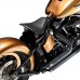 Bobber Solo Seat Harley Davidson Softail 2000-2017 incl mounting kit Black