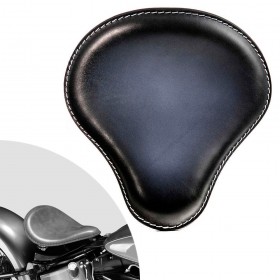 Bobber Solo Selle Harley Davidson Softail 2000-2017 avec kit de montage Noir avec centre clair