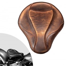 Bobber Solo Sitz Harley Davidson Softail 2000-2017 incl Montagekit "El Toro" Vintage Braun
