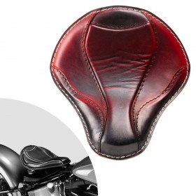 Bobber Solo Selle Harley Davidson Softail 2000-2017 avec kit de montage "El Toro" Rouge