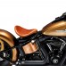 Bobber Solo Seat Harley Davidson Softail 2000-2017 incl mounting kit "Drop" Buffalo Cognac
