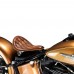 Bobber Solo Selle Harley Davidson Softail 2000-2017 avec kit de montage "Long" Vintage Marron Motif de diamant